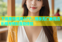 下载蜜桃视频APP，畅享无广告高清影视与精彩互动体验