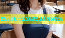 蜜桃视频一区的秘密世界等你探索
