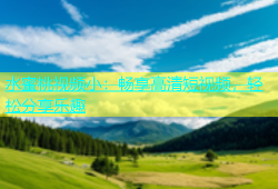 水蜜桃视频小：畅享高清短视频，轻松分享乐趣