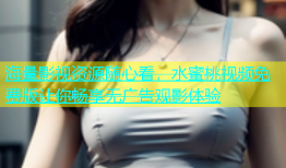 海量影视资源随心看，水蜜桃视频免费版让你畅享无广告观影体验