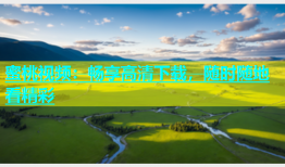蜜桃视频：畅享高清下载，随时随地看精彩
