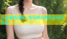 探索蜜桃视频：短视频分享与互动的乐园