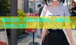 蜜桃视频：高清流畅播放，海量成人内容随心享受