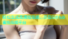 轻松生成高清短视频，尽在GitHub蜜桃视频平台