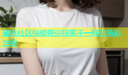 蜜桃社区视频带你探索不一样的精彩世界