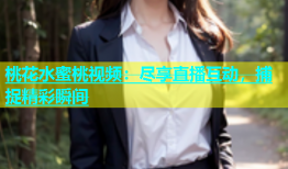桃花水蜜桃视频：尽享直播互动，捕捉精彩瞬间