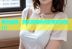 蜜桃视频：探索甜蜜瞬间的奇妙旅程(1)