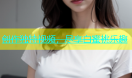 创作独特视频，尽享白蜜桃乐趣