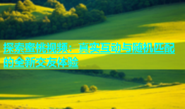 探索蜜桃视频：真实互动与随机匹配的全新交友体验