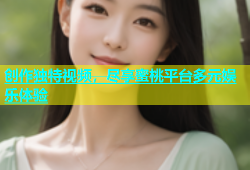 创作独特视频，尽享蜜桃平台多元娱乐体验