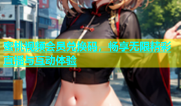 蜜桃视频会员兑换码，畅享无限精彩直播与互动体验