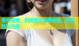 蜜桃视频：短视频互动新体验，尽享精彩内容