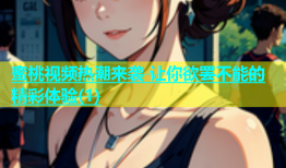 蜜桃视频热潮来袭 让你欲罢不能的精彩体验(1)