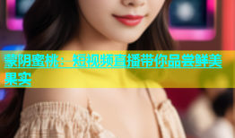 蒙阴蜜桃：短视频直播带你品尝鲜美果实