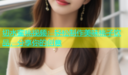 切水蜜桃视频：轻松制作美味桃子饮品，分享你的创意