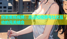 探索蜜桃视频：高清短视频与社交互动的完美结合