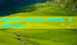 蜜桃视频：无限观看，高清直播，畅享精彩内容