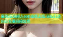 蜜桃成视频人app全新上线 轻松打造你的专属视频世界