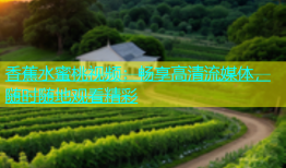 香蕉水蜜桃视频：畅享高清流媒体，随时随地观看精彩