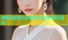 蜜桃视频带你探索前所未有的视听盛宴