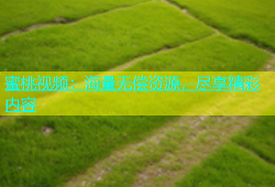 蜜桃视频：海量无偿资源，尽享精彩内容