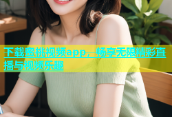 下载蜜桃视频app，畅享无限精彩直播与视频乐趣