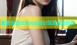 蜜桃视频成年app带你探索全新视界