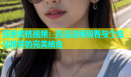 探索蜜桃视频：高清流畅观看与个性化推荐的完美结合