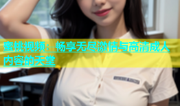 蜜桃视频：畅享无尽激情与高清成人内容的天堂