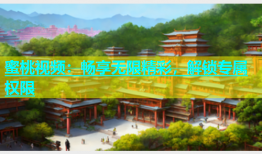 蜜桃视频：畅享无限精彩，解锁专属权限
