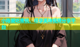 小陈爱吃蜜桃，尽享美味视频分享平台