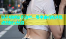 提升视频创作效率，尽享蜜桃视频极速剪辑与特效