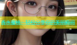 香水蜜桃：轻松分享你的美丽瞬间