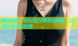 蜜桃视频：轻松制作精美短视频，快速分享你的创意