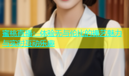 蜜桃直播：体验无与伦比的裸艺魅力与实时互动乐趣