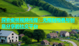 探索蜜桃视频传媒：无限制观看与创意分享的社交平台