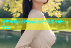 采水蜜桃：轻松获取新鲜水果的最佳平台