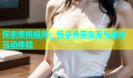 探索蜜桃视频：畅享真实交友与趣味互动体验