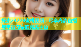 探索24228蜜桃视频：尽享高清直播与丰富内容的完美平台
