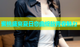 蜜桃盛宴夏日恋曲绽放青春魅力