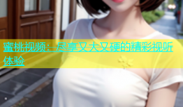 蜜桃视频：尽享又大又硬的精彩视听体验