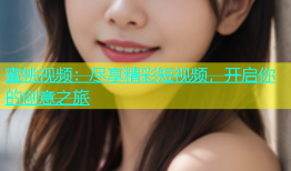 蜜桃视频：尽享精彩短视频，开启你的创意之旅