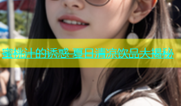 蜜桃汁的诱惑 夏日清凉饮品大揭秘