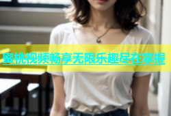 蜜桃视频畅享无限乐趣尽在掌握