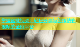 掌握蜜桃视频：轻松分享与创作精彩视频的全能平台