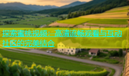 探索蜜桃视频：高清流畅观看与互动社区的完美结合