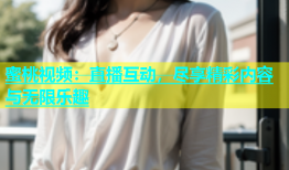 蜜桃视频：直播互动，尽享精彩内容与无限乐趣