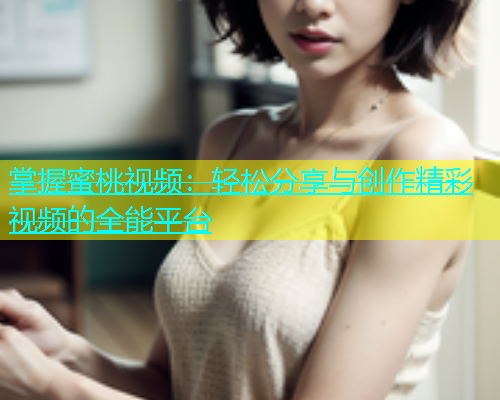掌握蜜桃视频：轻松分享与创作精彩视频的全能平台