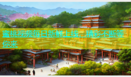 蜜桃视频每日新鲜上线，精彩不断等你来