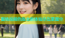 蜜桃视频色版全新体验尽在掌握中